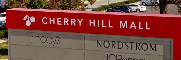 Cherry Hill Mall Store Listing Sign Cherry Hill Mall Store Listing Sign