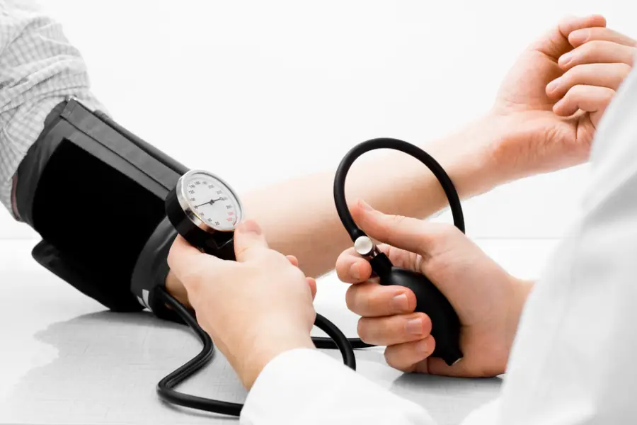 Doctor Patient Blood Pressure Test